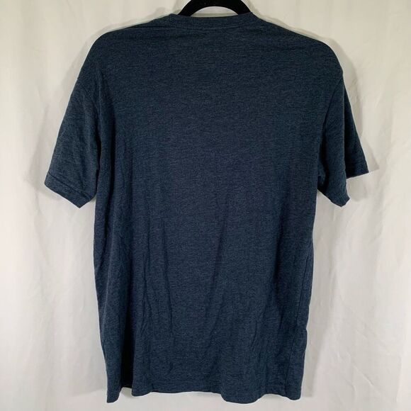 YETI Shirt Unisex Medium Blue Graphic Print Short Sleeve Crew Neck Cotton Blend - Picture 5 of 5